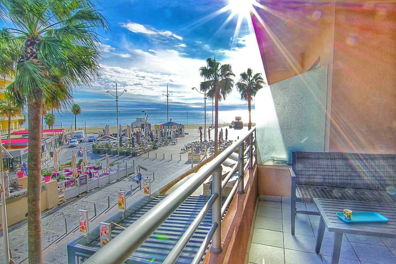 Superbe T2 Vue Mer Avec Ascenseur Canet Exterior foto